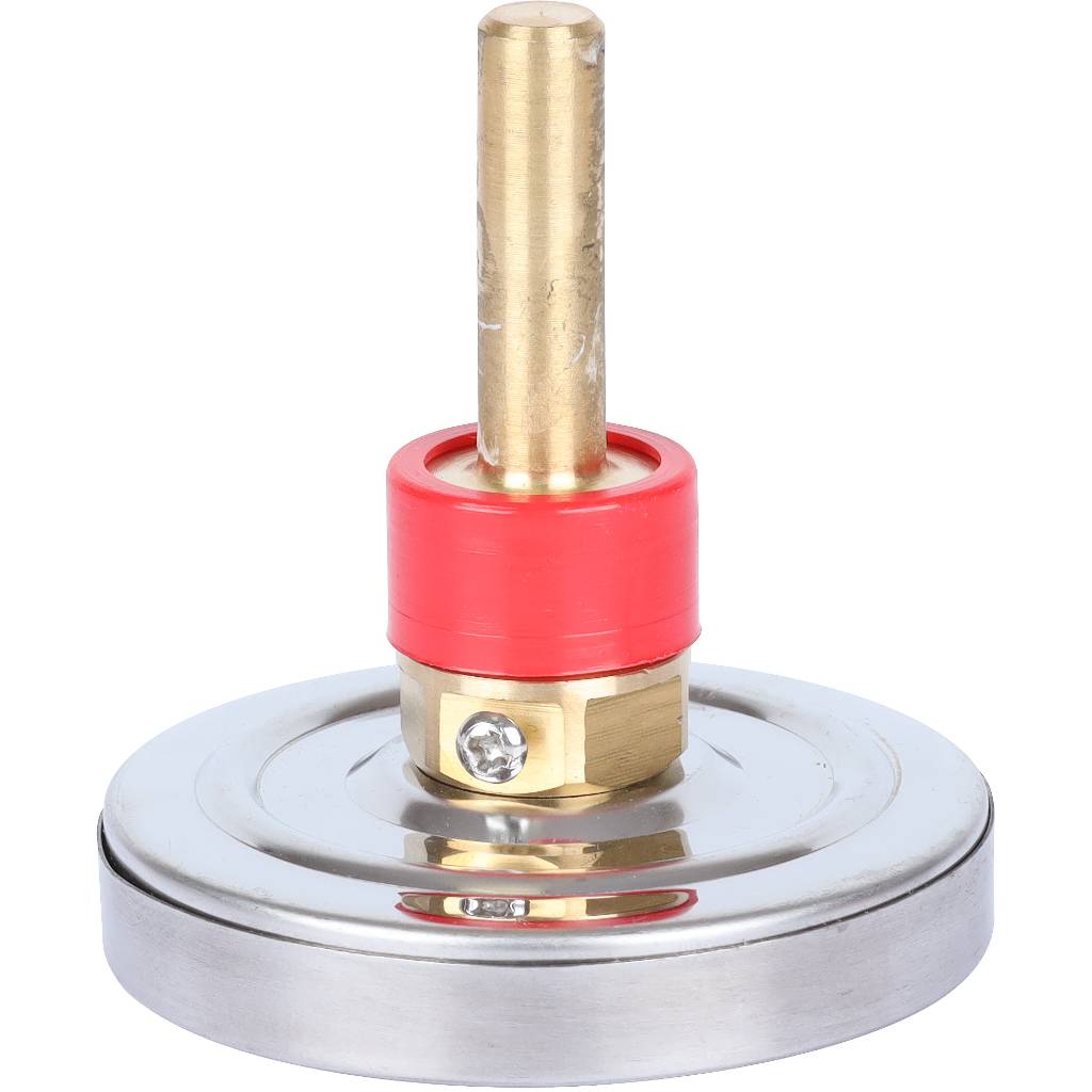 Термометр биметаллический погружной РОСМА 63 мм c гильзой 120 градусов 1/2 осевой шток 46х6 мм БТ-31.211