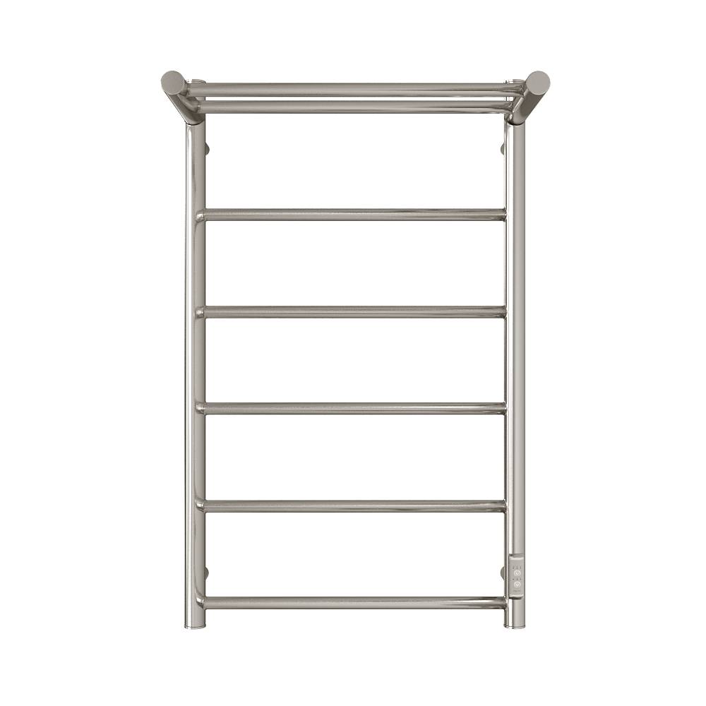 Полотенцесушитель STOUT электрический JAZZ round 80*50 Полированный с полкой, SHQ-J1RR-F08050