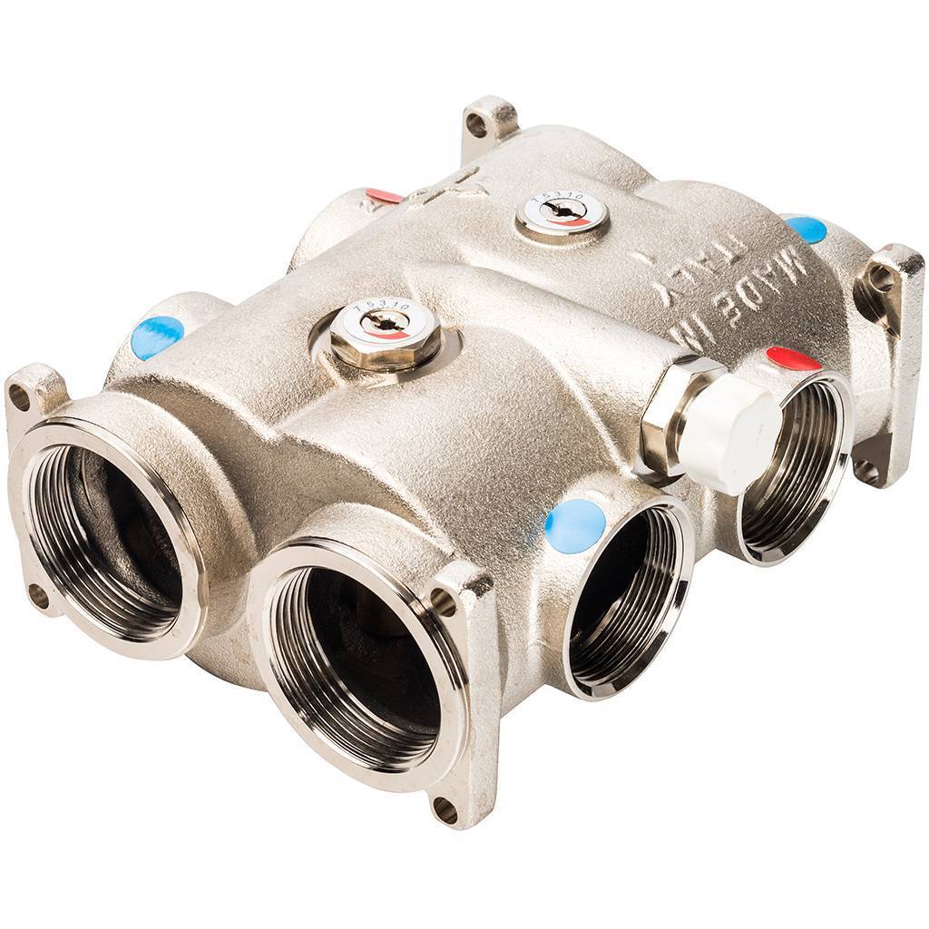 Модульный коллектор LUXOR с соединениями для групп G1 1/4 (CD 1210 1 1/2 x 1 1/4)