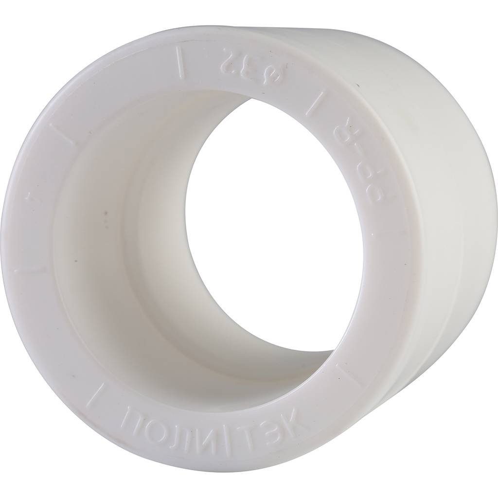 Муфта для полипропиленовых труб под сварку (цвет белый) Политэк d=32
