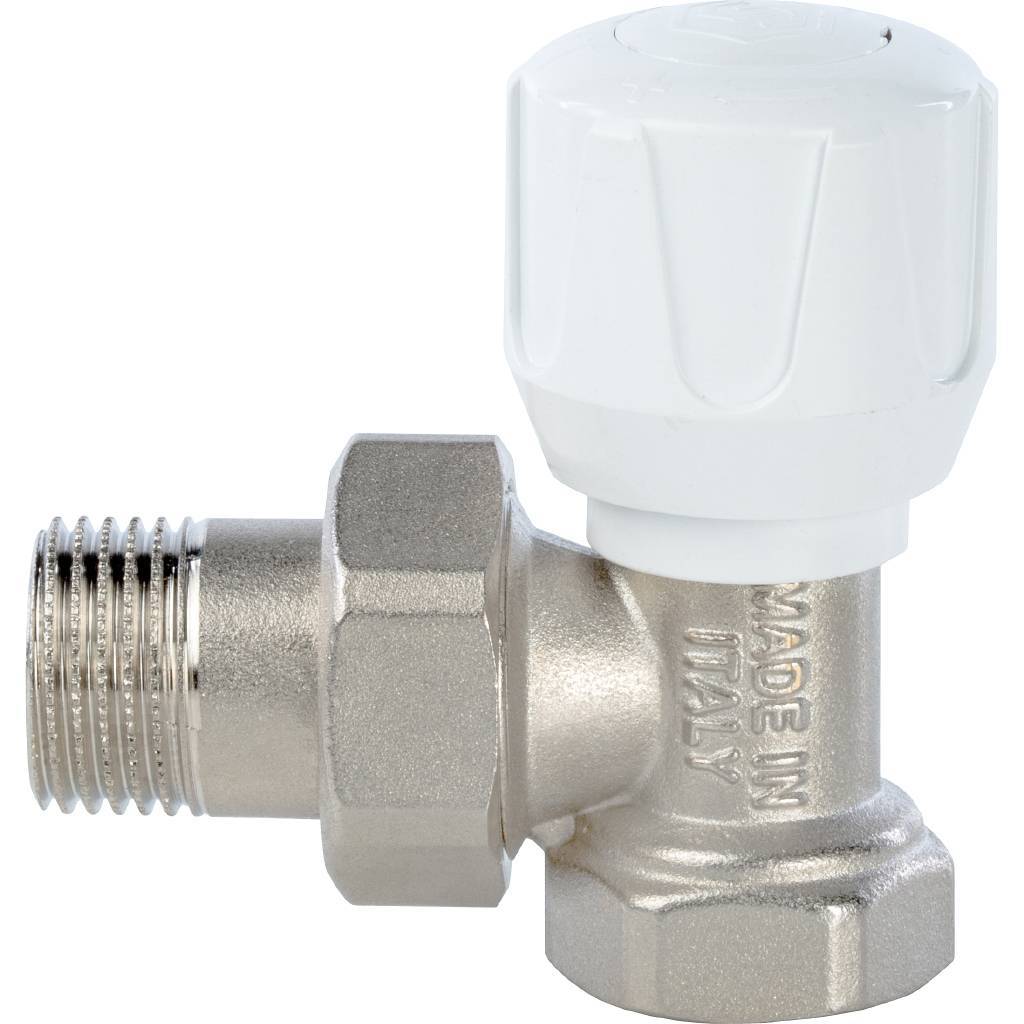 Клапан ручной терморегулирующий STOUT SVR угловой 1/2, SVR 0002 000015