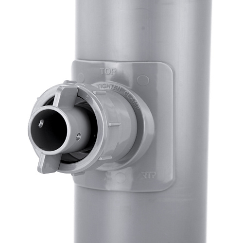 Врезка (адаптер) в канализационную трубу ВК ABS 110х40, серый,РТП