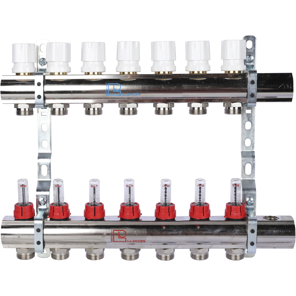 Коллектор в сборе с расходомерами LUXOR CD 477/7, 15662707N