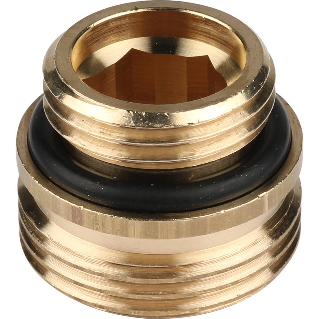 Пара шаровых кранов РЕХАУ RAUTITAN с соед. нип. G 1/2xG 3/4, угловой (никелирован.), 12407371001