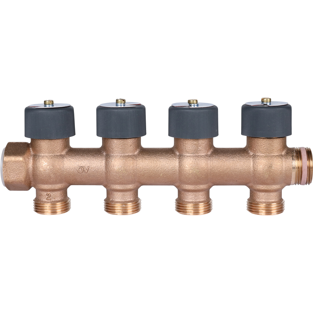 Коллектор для водоснабжения Oventrop Multidis R 3/4 х 3/4е/к 4-выхода
