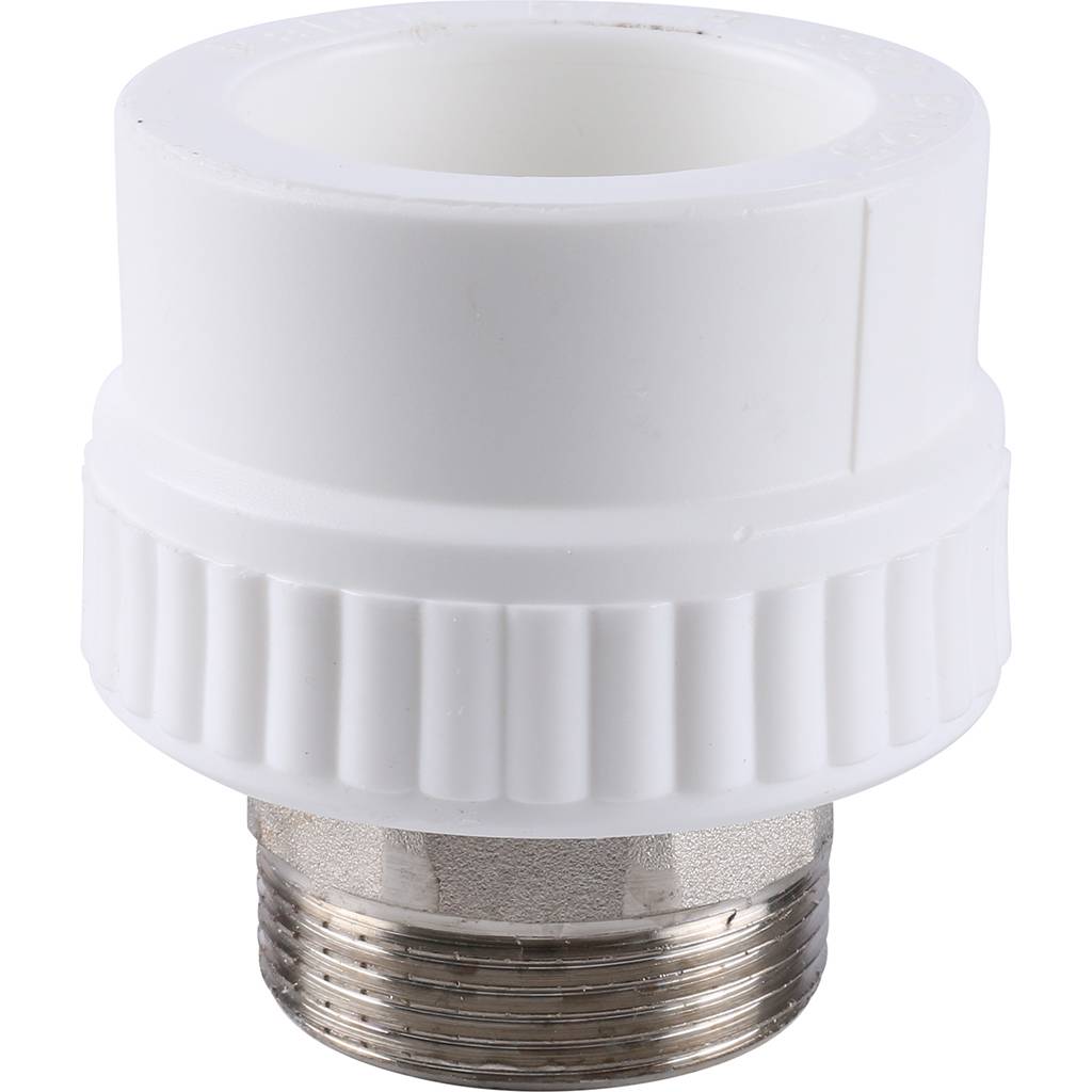 Муфта комбинированная Kalde под шестигранник (наруж. резьба, 50x1 1/2 ) для полипропиленовых труб под сварку