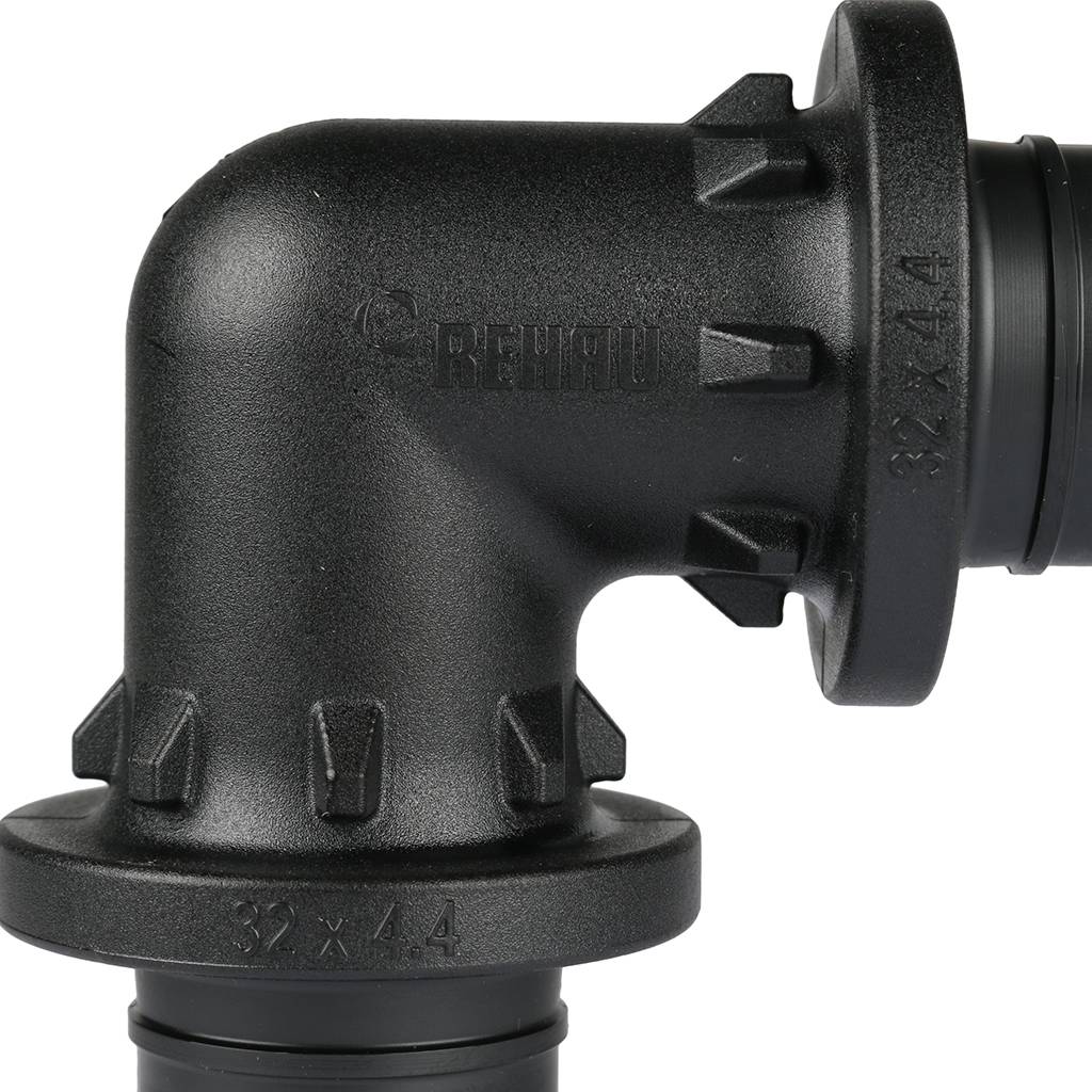 Угольник РЕХАУ RAUTITAN 90°, 32 PX для труб из сшитого полиэтилена аксиальный