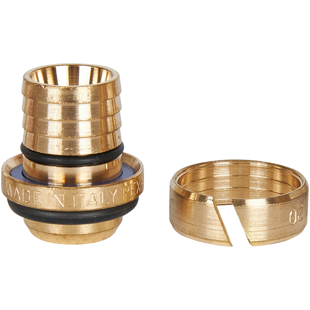 Угольник STOUT  90° 20х20 для металлопластиковых труб винтовой, SFS-0003-002020