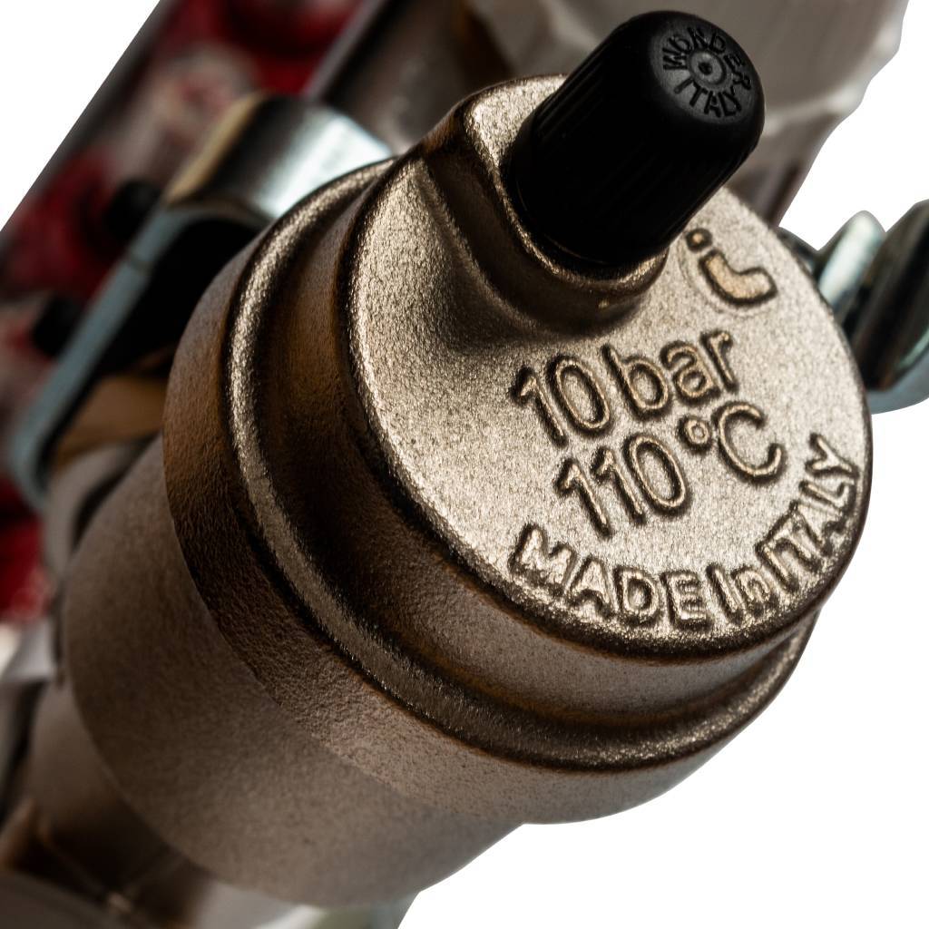 Коллектор из нержавеющей стали в сборе с расходомерами STOUT 6 выходов, SMS 0907 000006