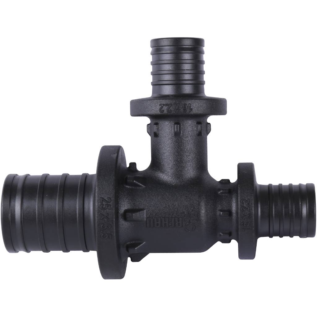 Тройник РЕХАУ RAUTITAN с уменьшенным боковым и торцевым проходом 25-16-16 PX, 11600821001