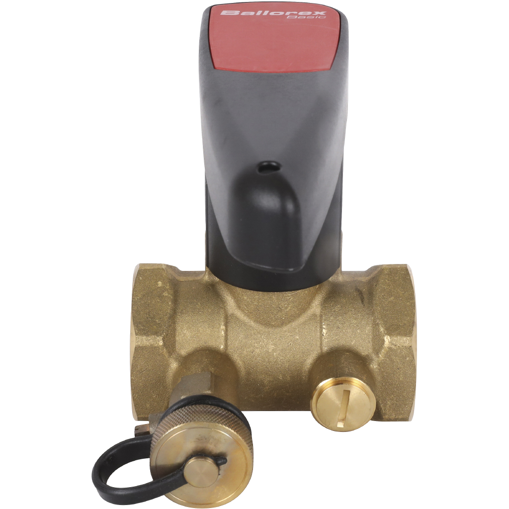 Клапан ручной БРОЕН DN 032 PN 25 резьбовой запорный с дренажем, 594766