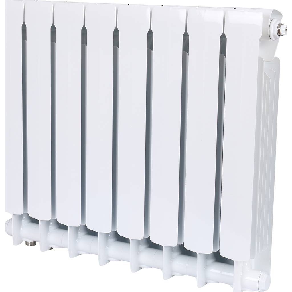 Радиатор биметаллический RIFAR BASE VENTIL 500 BVR 13 секции нижнее правое подключение (белый RAL 9016), 1RB50.VR-13