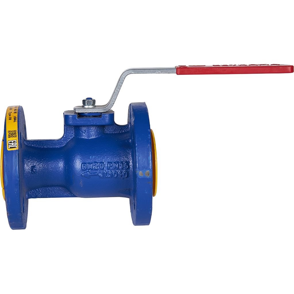 Кран шаровой ZETKAMA 565A Ду20 РУ16 фланцевый, 565A020C09