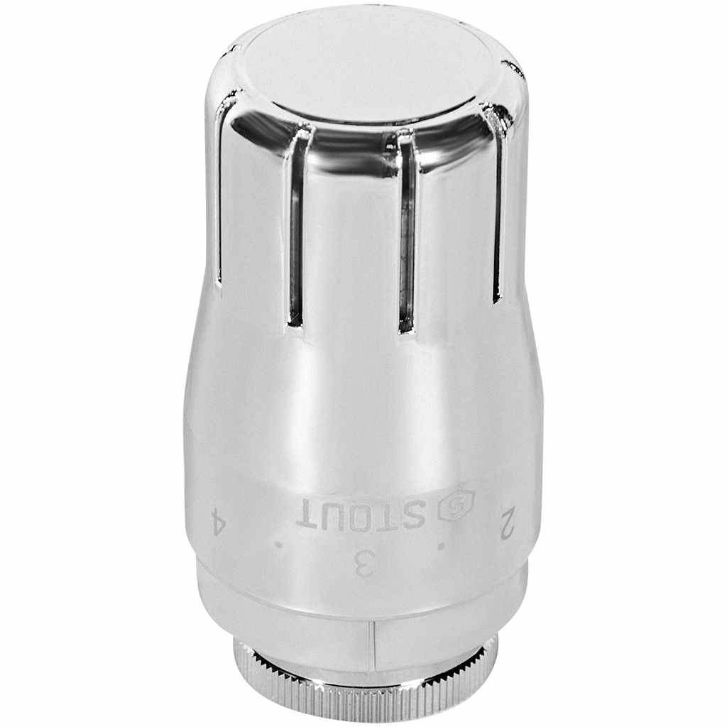Комплект клапанов термостатических STOUT Design хром, угловой 1/2, SVTDK-0002-000015C