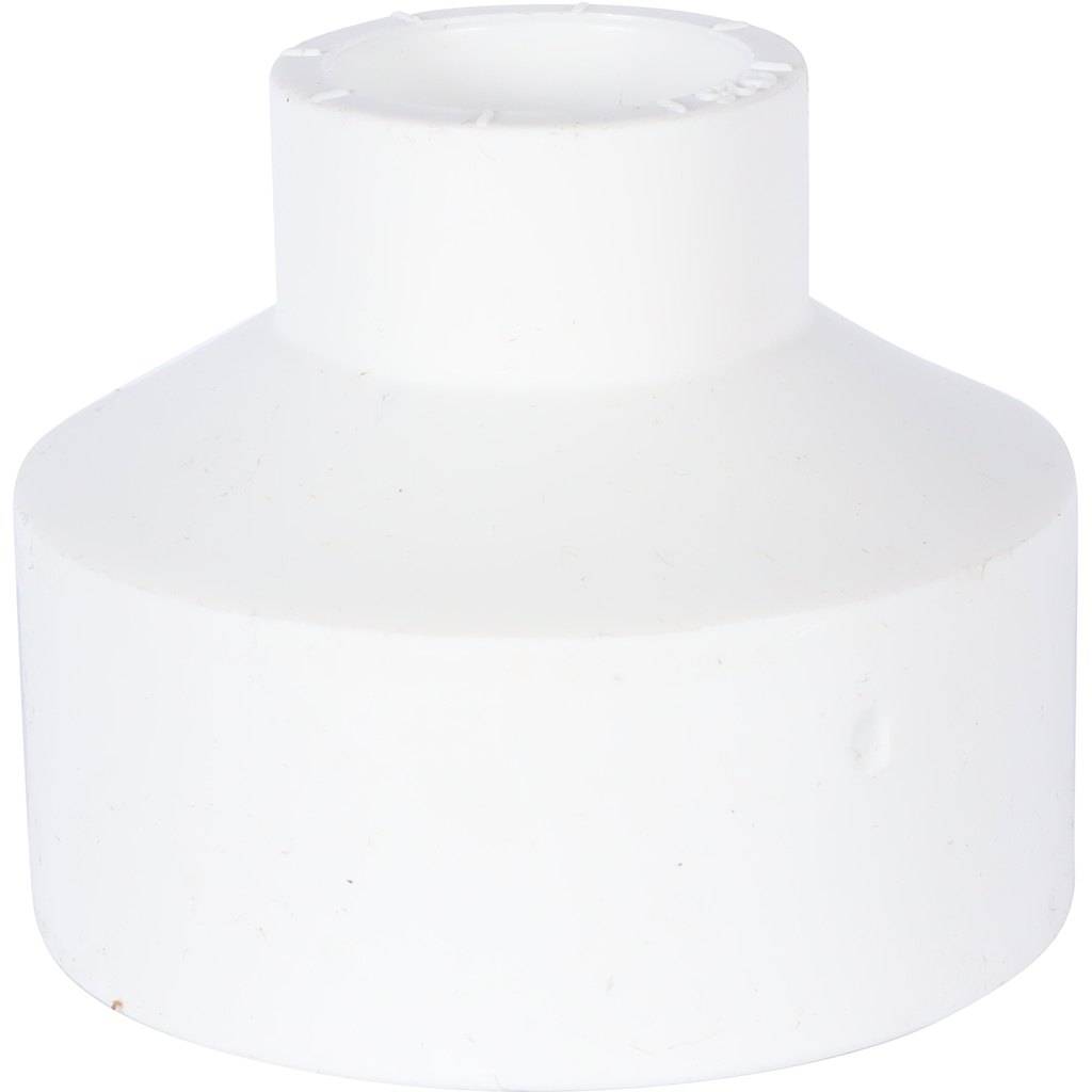 Муфта переходная Политэк 50х25 внутр./внутр. для полипропиленовых труб под сварку (цвет белый), 9000005025