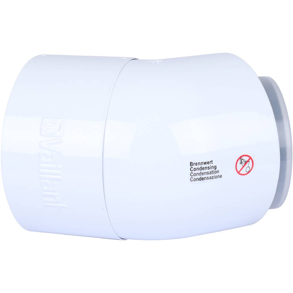 Отвод Vaillant 45 (2 шт.) 80/125 мм РР