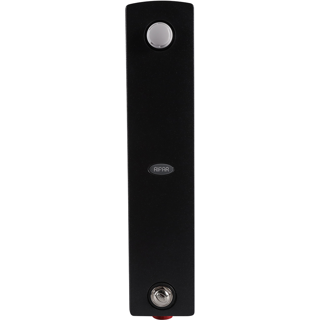 Радиатор биметаллический RIFAR SUPREMO VENTIL 350 SVR 8 секций нижнее правое подключение (Цвет АНТРАЦИТ), 4RS35.VR-8-AN