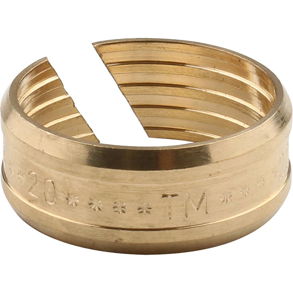 Угольник TIEMME с внутренней резьбой с креплением (20х2.0х1/2) для металлопластиковых труб винтовой, 1600027