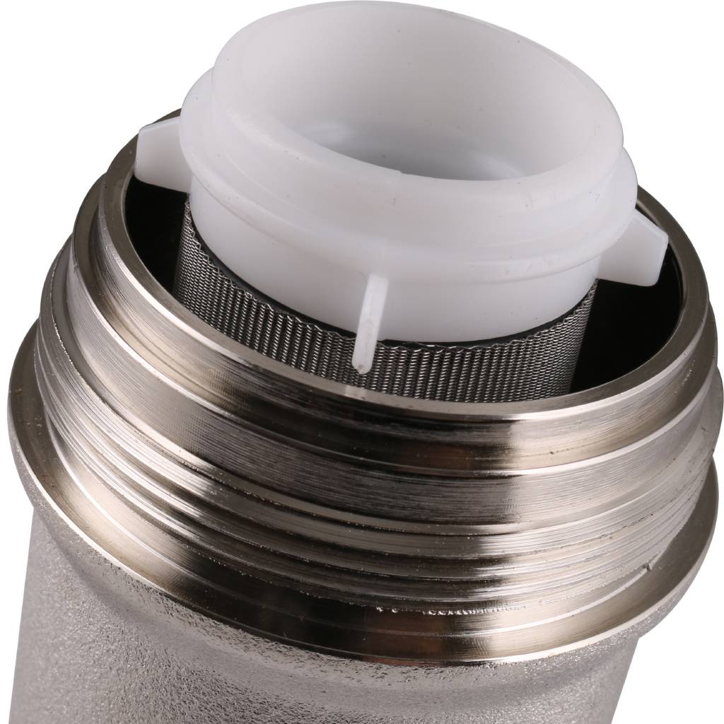 Фильтр с манометром TIEMME 1 1/4 со сгонами, с латунной колбой, промывной, 3130009