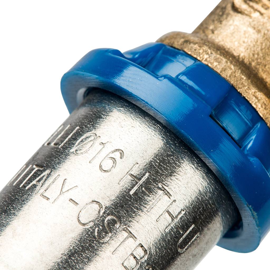 Угольник Prandelli Multyrama 90 с внут.рез. (16х2,0)х1/2 профиль H,TH,U для металлопластиковых труб прессовой, 509.04.51.6