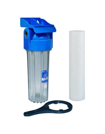 Корпус 10 AquaFilter AQM фильтр в сборе: картридж, ключ, кронштейн, 77978