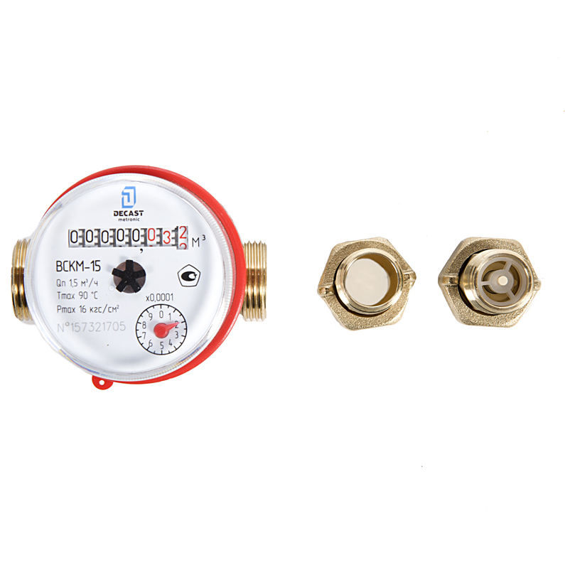 Счетчик воды Декаст ВСКМ-15 (80 мм, с кмч с ОК), 72-15-247