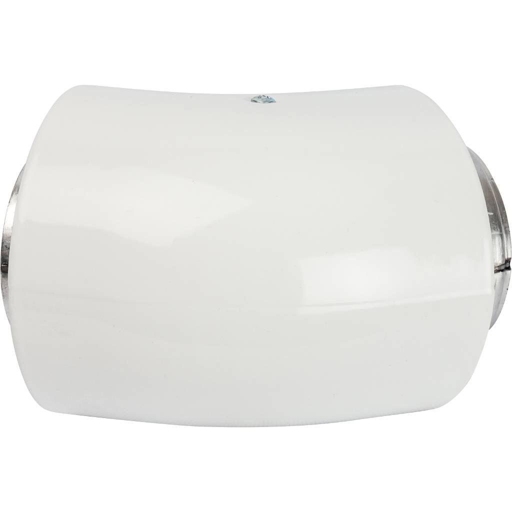 *SCA-6010-000045 STOUT Элемент дымохода отвод коаксиальный 45°  DN60/100, п/м уплотнения и хомут в комплекте (с логотипом), SCA-6010-000045