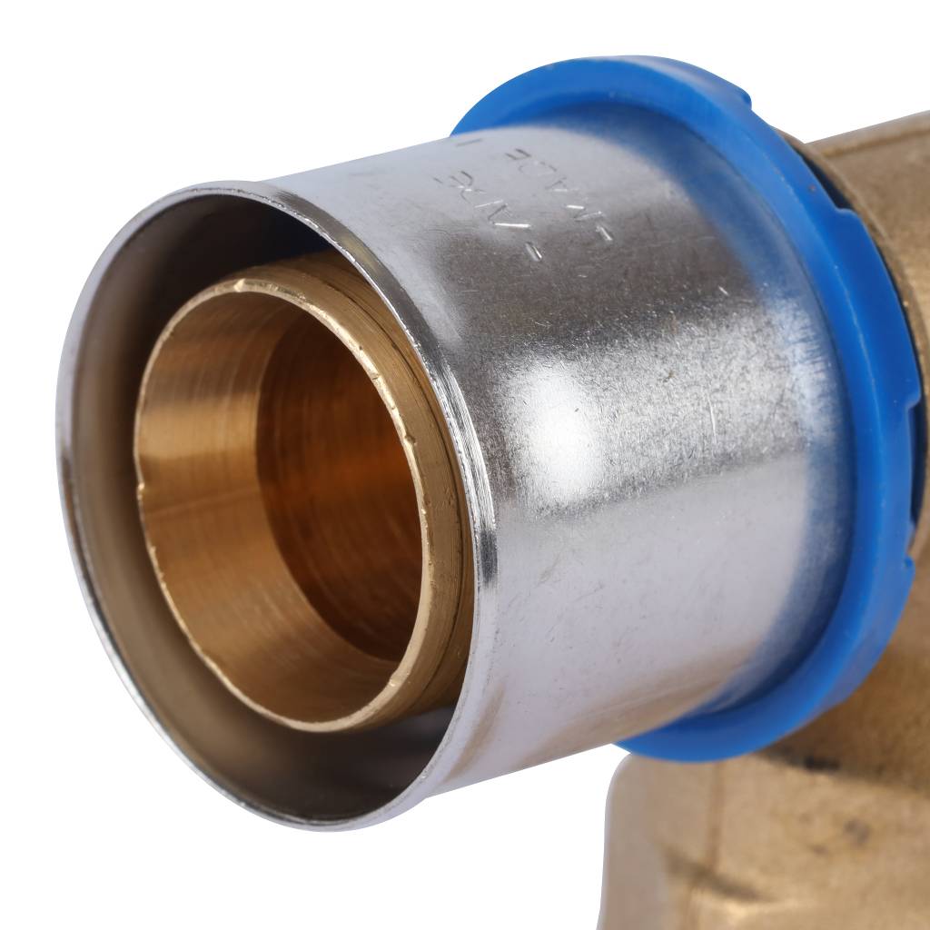 Угольник-переходник APE с внутренней резьбой 1 х32 для металлопластиковых труб прессовой, ARL3110400