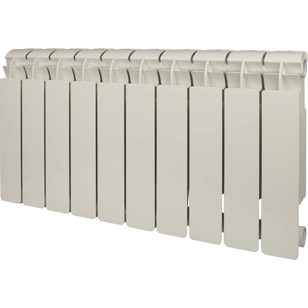 Радиатор алюминиевый Global VOX EXTRA 350 10 секций боковое подключение (белый RAL 9010), 83541