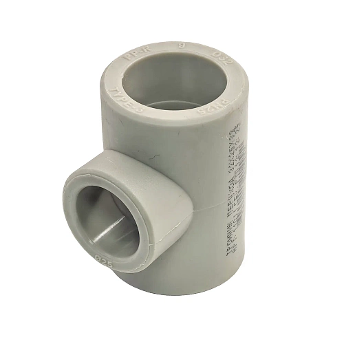 Тройник переходной PPR  32х25х32, PN25 серый, РТП