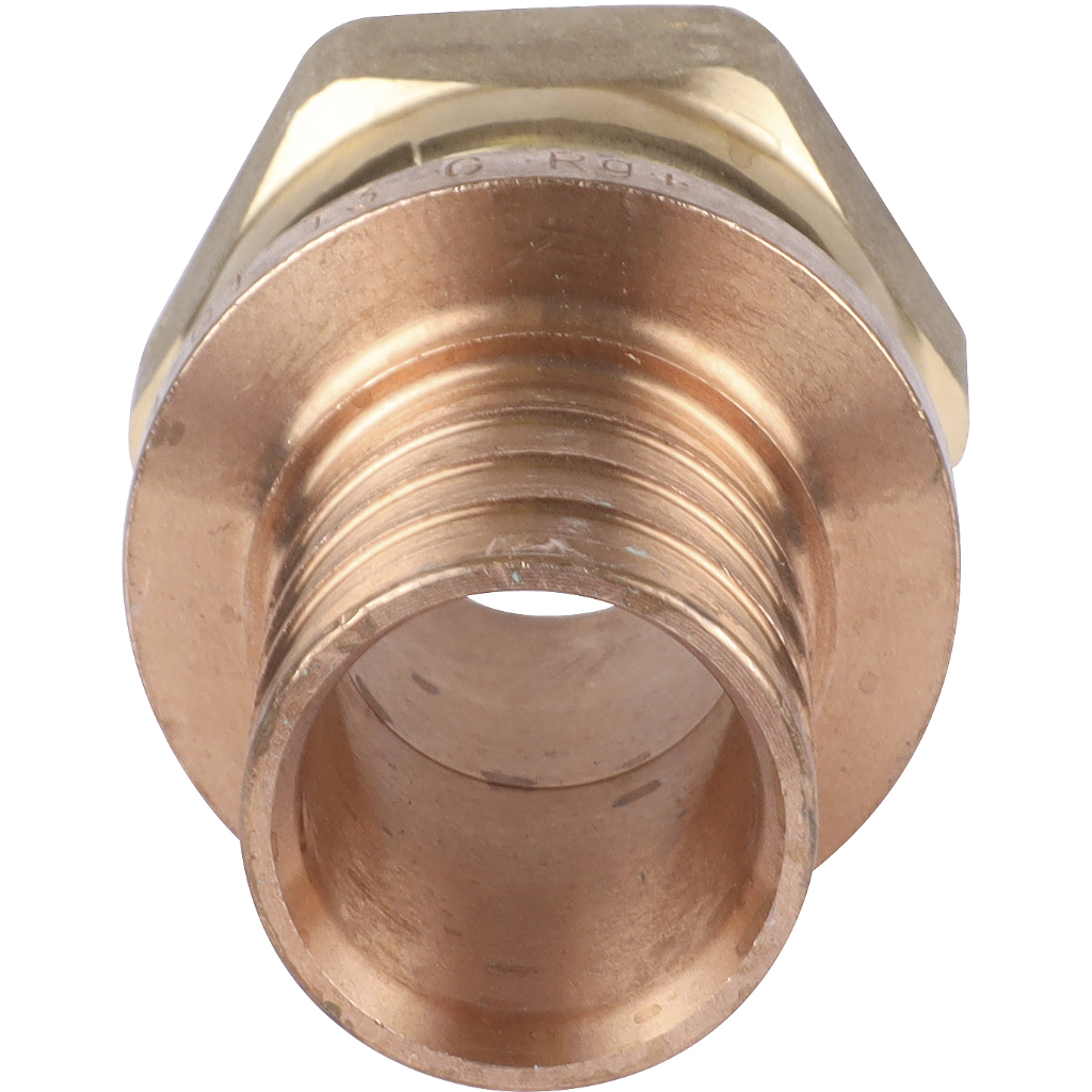 Переходник РЕХАУ RAUTITAN с накидной гайкой 32-G 1 RX+ для труб из сшитого полиэтилена аксиальный