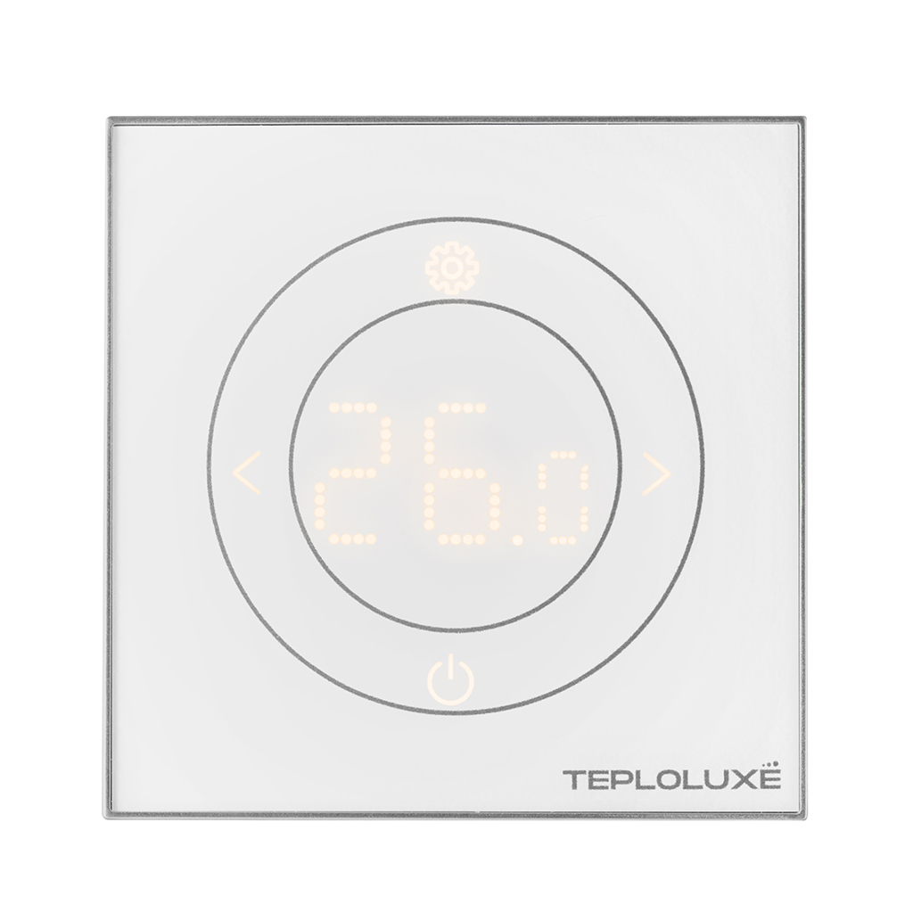 Терморегулятор электронный Теплолюкс Solus Zen Wi-Fi белый/серебро, 100000379200