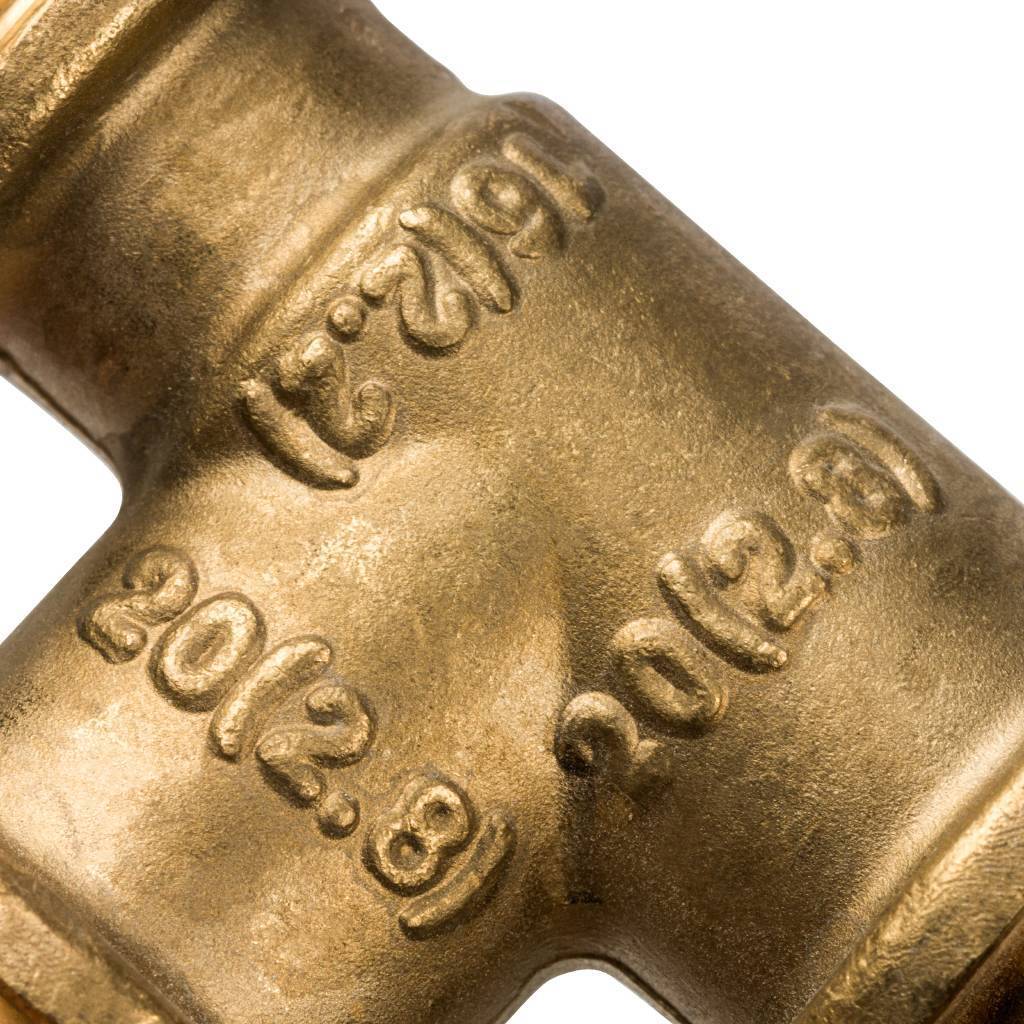 Тройник переходной STOUT 20x20x16 для труб из сшитого полиэтилена аксиальный, SFA-0014-202016