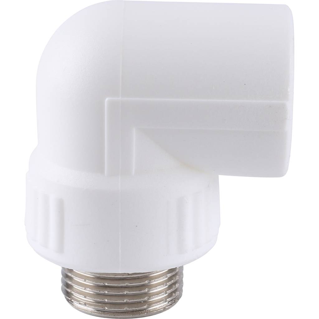 Угольник Kalde с наружной резьбой 25x3/4 для полипропиленовых труб, 3222-emo-250c00