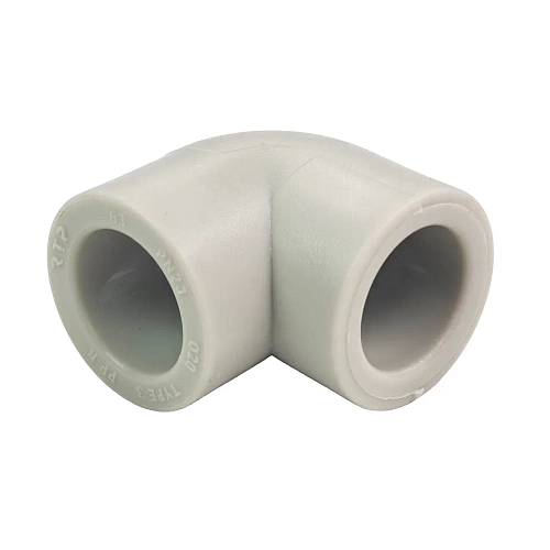 Угольник PPR  20х90, PN25 серый, РТП