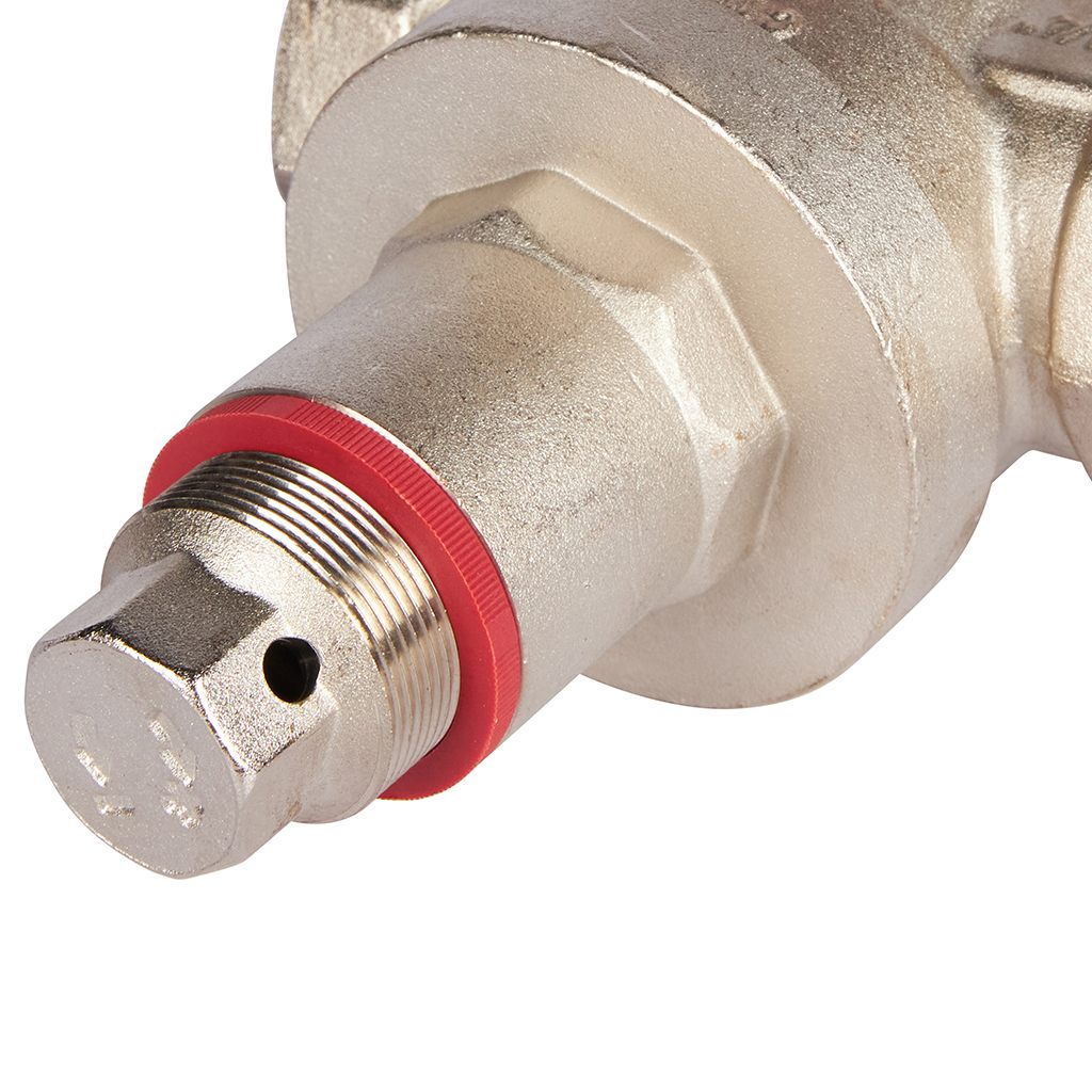 Редуктор давления ROMMER PN25 вн/вн 1 1/4  с выходом под манометр, RVS-0008-000032