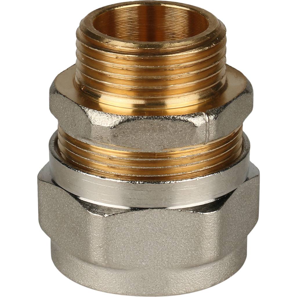 Переходник STOUT с наружной резьбой 3/4 х26 для металлопластиковых труб винтовой, SFS-0001-003426