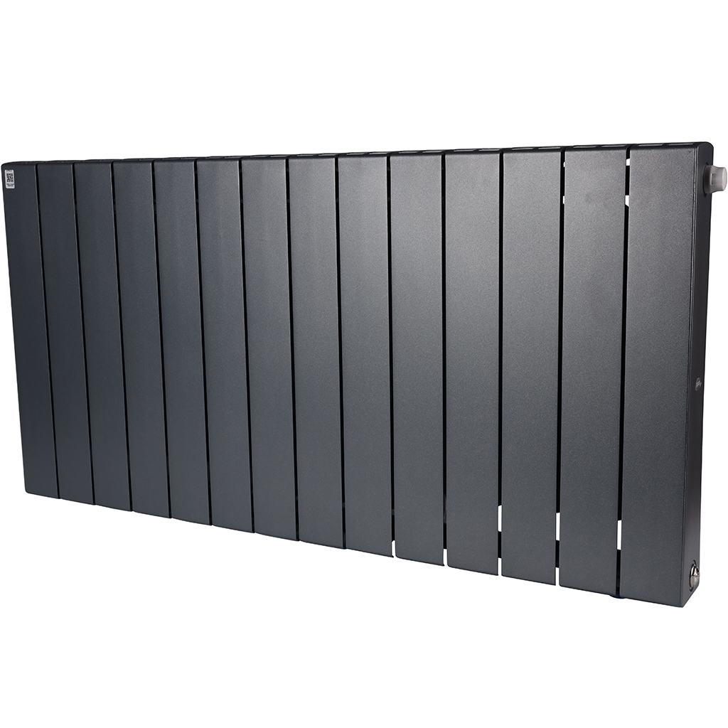 Радиатор биметаллический RIFAR SUPReMO VENTIL 500 SVR 14 секций нижнее правое подключение (Цвет ТИТАН), 4RS50.VR-14-TI