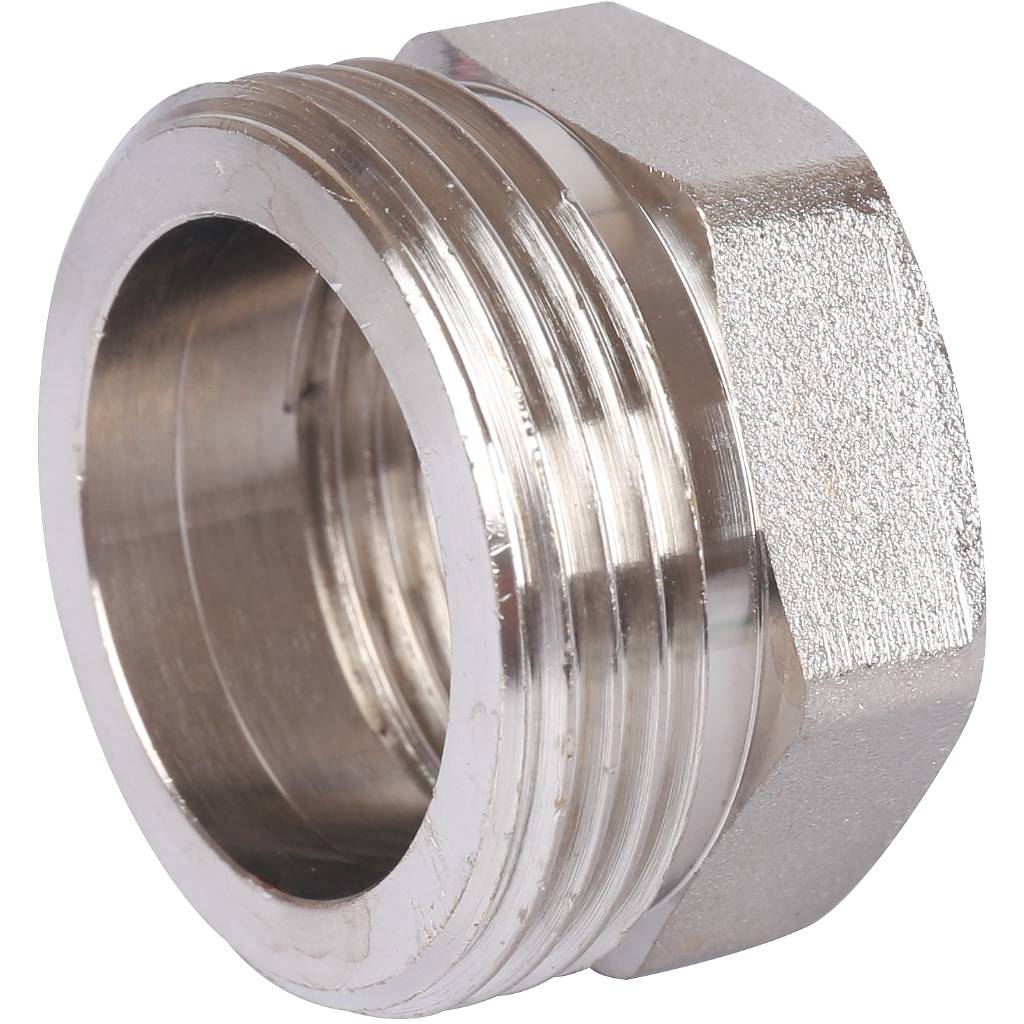 Разъемное соединение STOUT американка ВН 1 никелированное, уплотнение под гайкой по плоскости, SFT-0045-000001