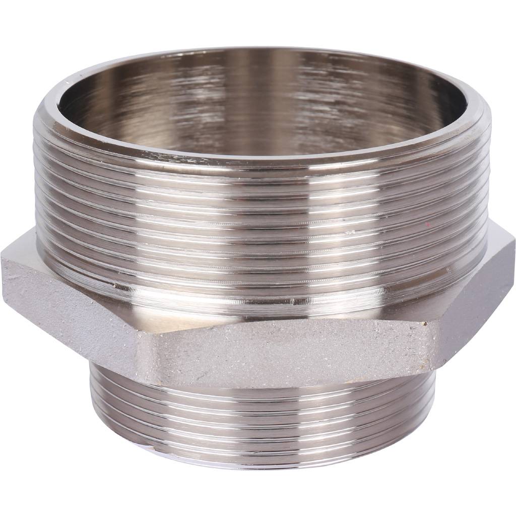 Ниппель НН STOUT переходной никелированный 2 1/2X2, SFT-0004-002122