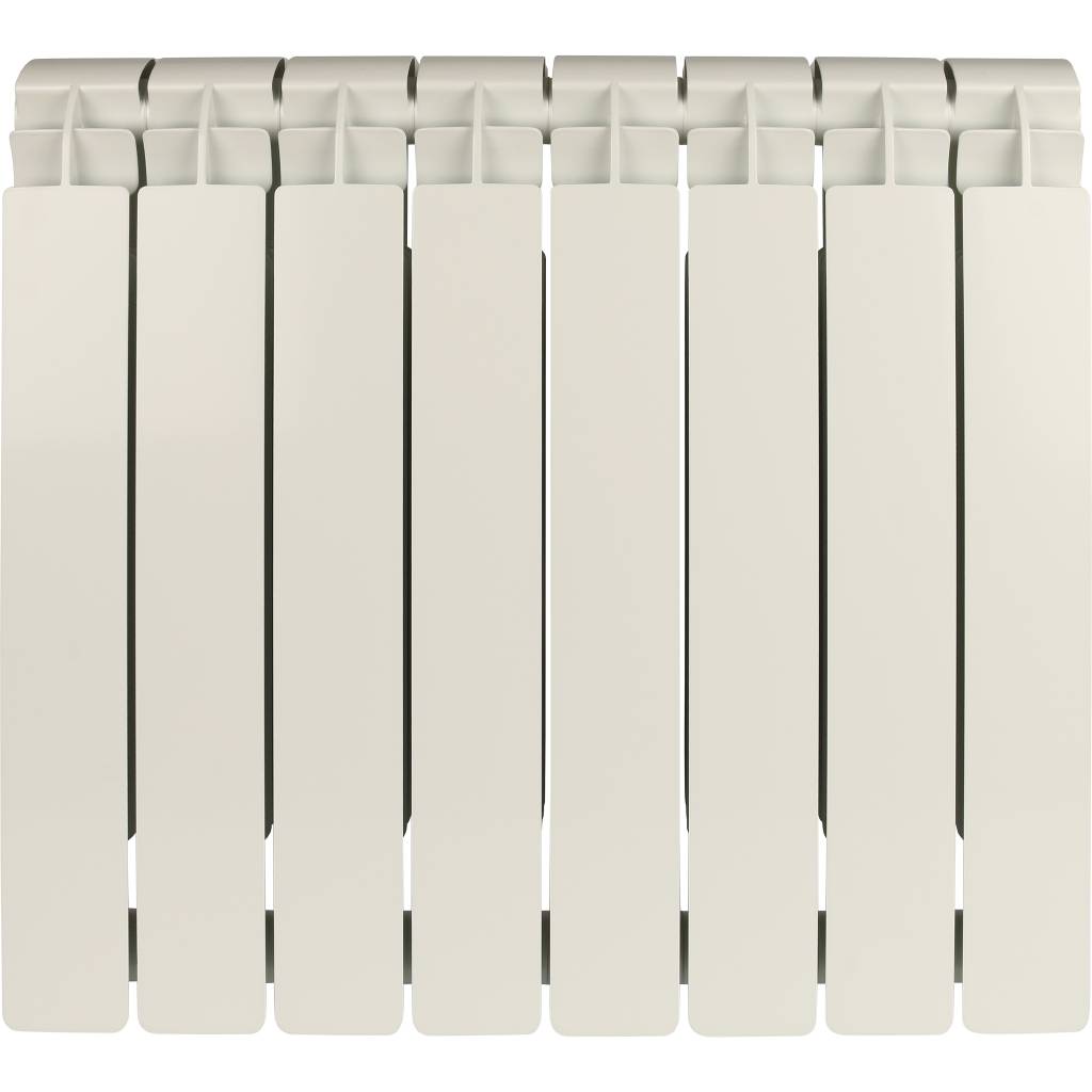 Радиатор алюминиевый Global VOX EXTRA 500 8 секций боковое подключение (белый RAL 9010), 83545