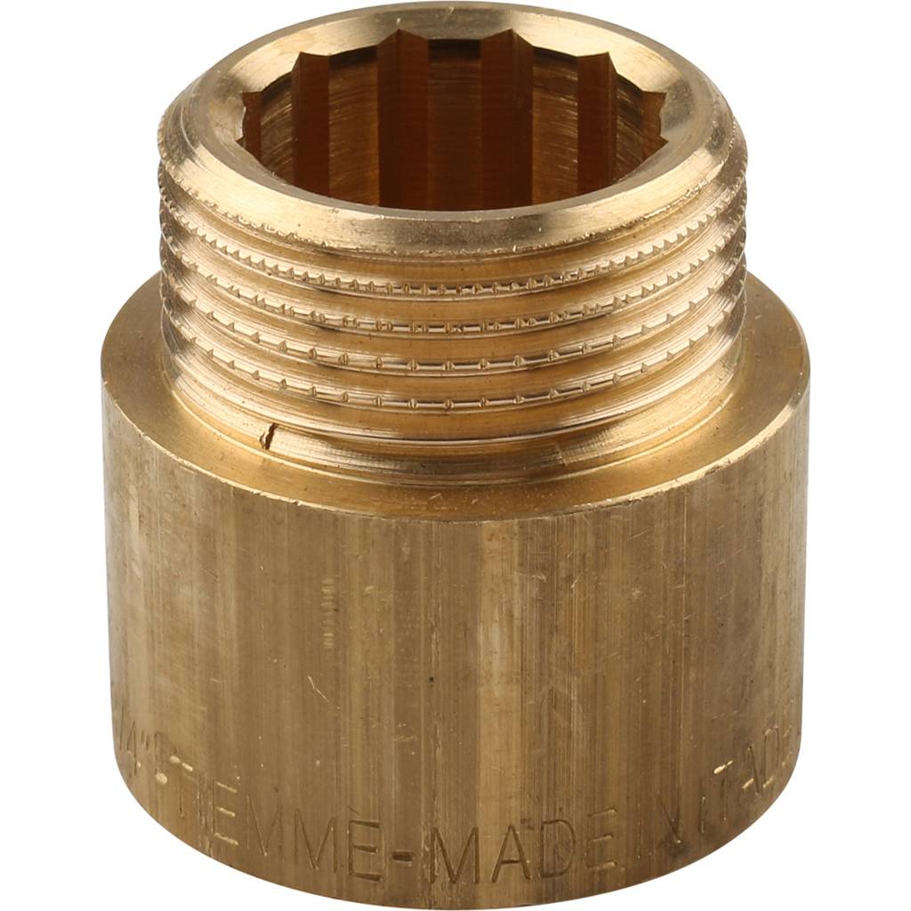 Удлинитель TIEMME HВ 15x3/4 для стальных труб резьбовой, 1500211