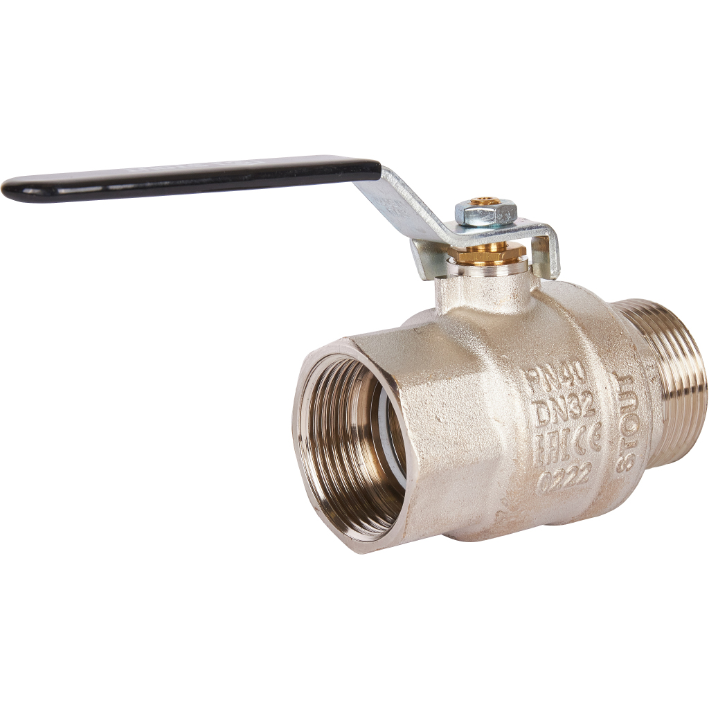 Кран шаровой STOUT полнопроходной, ВР/НР, ручка рычаг 1 1/4, SVB-0003-000032