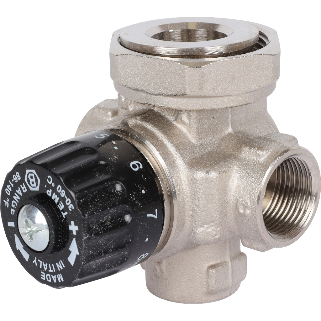 Насосно-смесительный узел STOUT SDG-0120 с термостатическим клапаном, без насоса, SDG-0120-001000