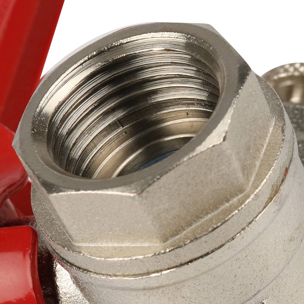 Кран шаровой Itap 115 1/2 муфтовый полнопроходной со спускным устройством (рычаг)