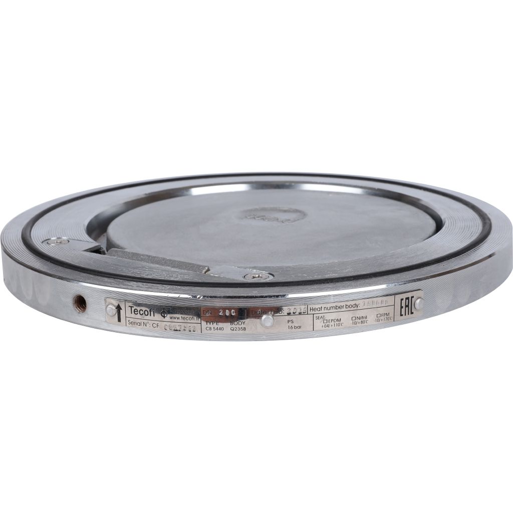 Клапан обратный Tecofi Ду200 Ру16 1/ств стальной межфланцевый стальной, CB5440-0200