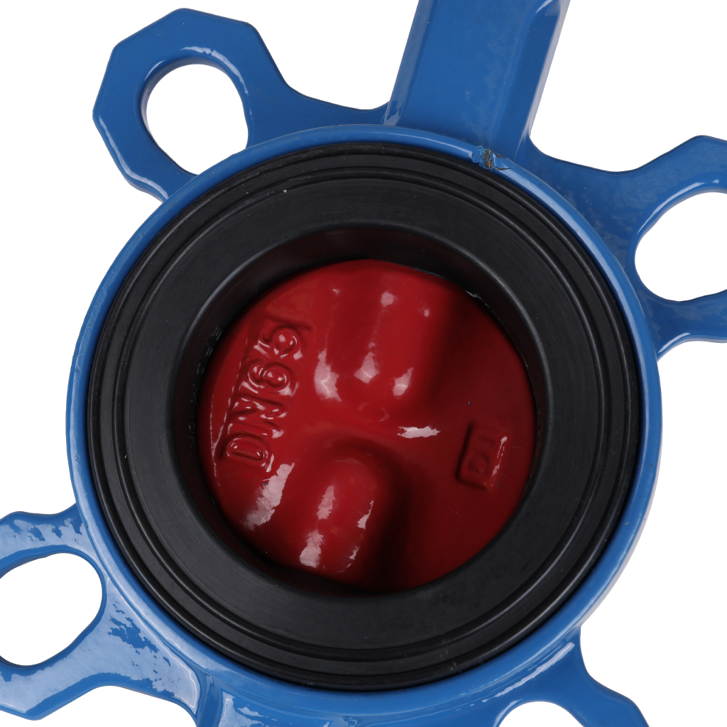 *VPI4448-02EP0065 Tecofi Затвор дисковый поворотный межфланцевый Tecfly с ручкой, корпус и диск ковкий чугун, манжета EPDM, PN16, DN 65