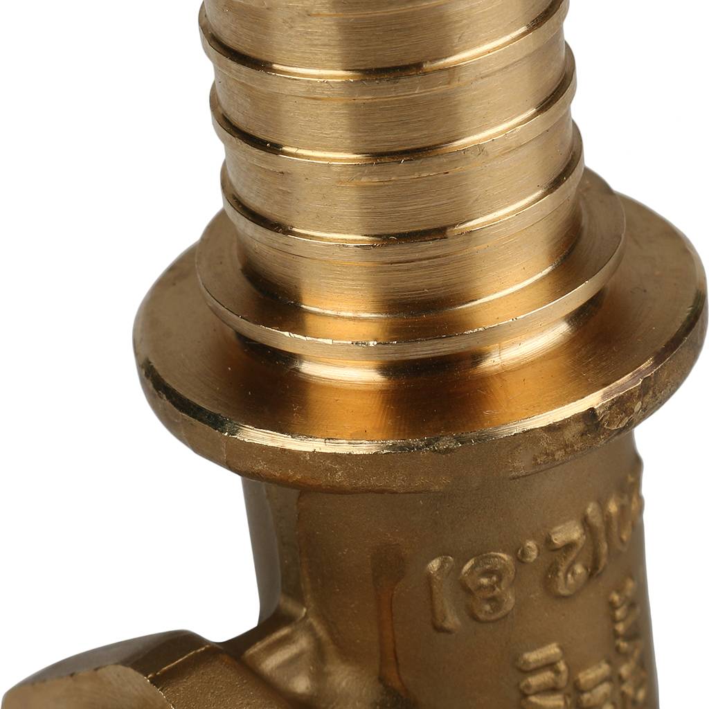 Угольник-переходник STOUT с наружной резьбой 20xR 1/2 для труб из сшитого полиэтилена аксиальный