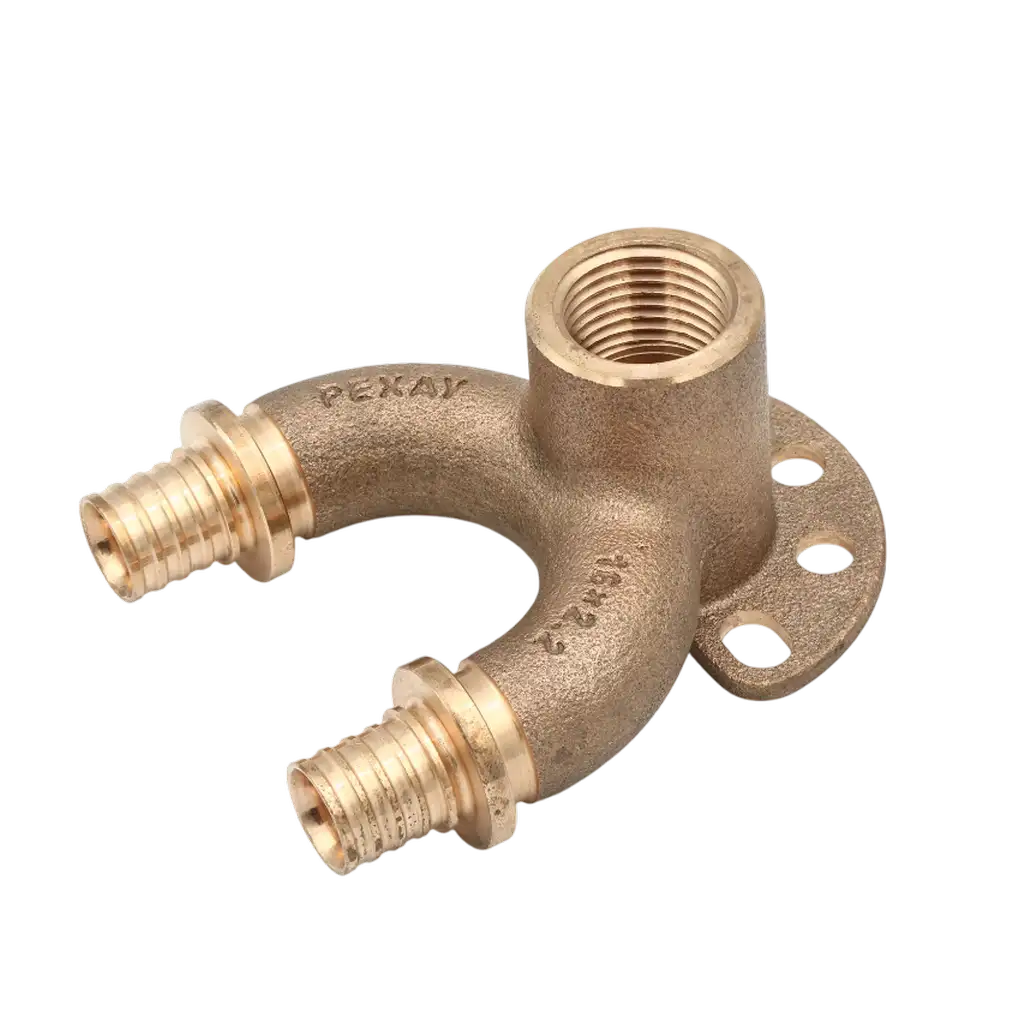 Проточный настенный угольник РЕХАУ 16/16-Rp 1/2 короткий RX+