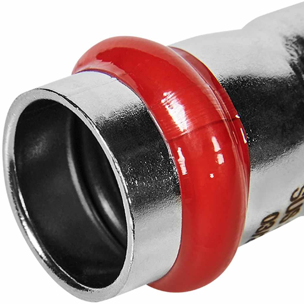 Муфта ROMMER переходная НПр-ВПр, 22х18, из нержавеющей стали прессовой, RSS-1020-002218